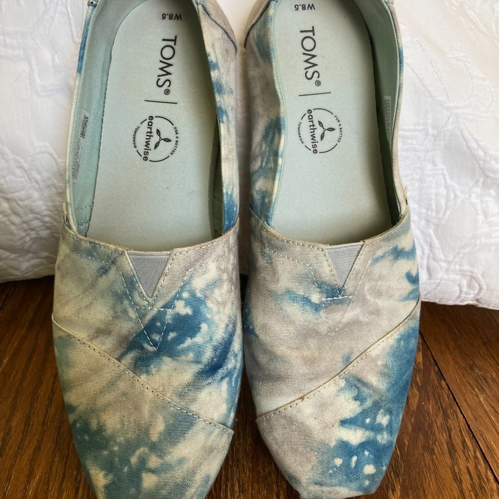 Tie-Dyed Toms Shoes